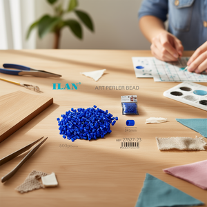 Perline Ilan Art Perler 5x5mm Blu Scuro, circa 500 pezzi - Product Image 3