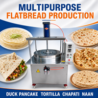 Machine à presser les pains plats NOVALUX à commande numérique, équipement automatique pour la fabrication de tortillas, chapatis et rotis