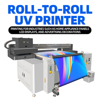 Prix usine impression PVC Machine jet d'encre ongles autocollant UV rouleau à rouleau imprimante à plat imprimante hybride avec tête d'impression Ricoh