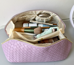 Vente en gros <span class=keywords><strong>Trousse</strong></span> <span class=keywords><strong>de</strong></span> maquillage à motif tissé Ensemble <span class=keywords><strong>de</strong></span> <span class=keywords><strong>toilette</strong></span> <span class=keywords><strong>de</strong></span> voyage Sac <span class=keywords><strong>de</strong></span> rangement haut <span class=keywords><strong>de</strong></span> gamme à la mode <span class=keywords><strong>Grande</strong></span> capacité <span class=keywords><strong>Trousse</strong></span> cosmétique pour femmes - Product Image 4
