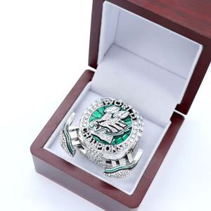 2024-2025 Eagles Kampioenschap <span class=keywords><strong>Ring</strong></span> NFL Philadelphia Eagles Unisex Kristal Verzilverd Heren Alloy Sieraden - Product Image 5