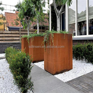 Jardinière décorative en acier Corten pour jardin extérieur découpé au laser - Product Image 6