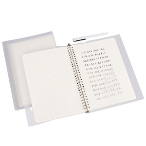 Reliure spirale PP détachable, options de couleur, feuilles A4, classeur à trous pour feuilles mobiles, carnets personnalisés - Product Image 1