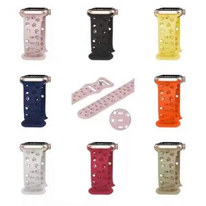 สายนาฬิกา Apple Watch ซิลิโคนสุดหรู ระบายอากาศได้ดี ดีไซน์แฟชั่น พร้อมสายยืดหยุ่น 25 สี หัวเข็มขัดสแตนเลสขนาด 22 มม. - Product Image 2