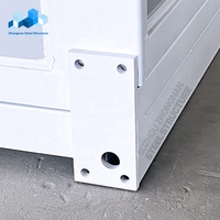 Zhongnan hôpital dortoir travail hôtel déplier modulaire préfabriqué petite maison pliante pliable conteneur maison avec toilettes