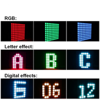 10x10 COB LED Matrix Blinder Light RGBW Stage Background Audience Blinder avec DMX512 Control pour Dj Disco Club Party