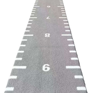 Tapis de gym en <span class=keywords><strong>gazon</strong></span> <span class=keywords><strong>synthétique</strong></span> personnalisé pour intérieur, <span class=keywords><strong>couleur</strong></span> grise, très populaire, pour piste de poussée de traîneau - Product Image 6