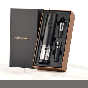 En gros YD292 Décapsuleur automatique réutilisable en acier inoxydable avec coupe-capsule et tire-bouchon, ensemble de clés personnalisé pour bouteille de vin - Product Image 4