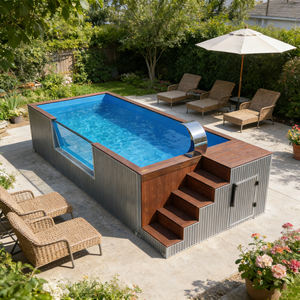 Piscina Pequeña en Contenedor para Viviendas Privadas, Servicios de Diseño e Instalación Personalizados Disponibles, Perfecta para Cualquier Entorno - Product Image 3