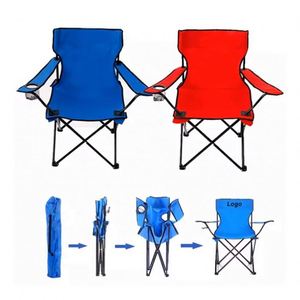 Chaise de camping pliable portable avec logo personnalisé pour l'extérieur, chaise de pêche et de plage pliable, idéale pour la terrasse, la piscine et le parc - Product Image 4