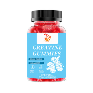 Gummies de créatine en gros pour usines avec créatine monohydrate et BCAA 1000 mg par portion – Compléments énergétiques et de récupération - Product Image 1