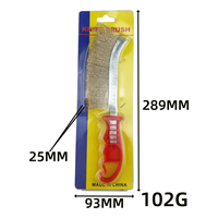 Brosse métallique en fil d'acier de qualité professionnelle avec manche en plastique, personnalisable, support OEM, pour le décapage de la rouille et le nettoyage – Vente directe usine