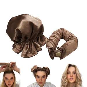 Groothandel Private Label Salon Professionele Salon Originele Hitteloze Krultang Hoofdband Geen Warmte Haarkrulspelden 5 In 1 Rollers Haar