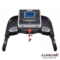 Tapis roulant pliable multifonction Lijiujia 2.0HP, 120 kg, inclinaison automatique, écran LCD, machine de course pour la maison, CMETS8, antichoc, USB