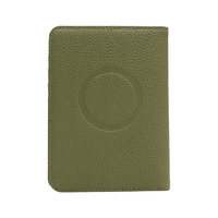 Dompet Kulit Anti-RFID dengan Logo Kustom, Pelindung Paspor Anti-Maling, Tempat Kartu, untuk Pria dan Wanita saat Bepergian