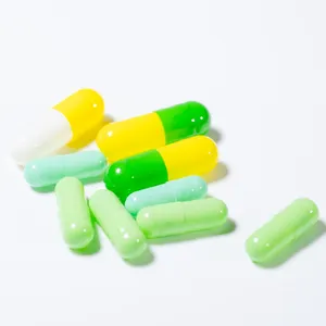 Wecaps Capsule de gélatine de pilule dure de haute qualité Capsules vides imprimées personnalisées Capsule de pilule de gélatine