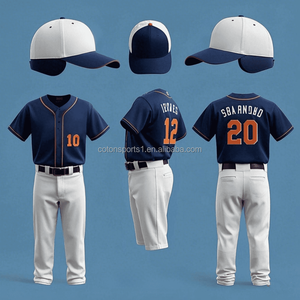 Op maat gemaakte sublimatie quick-dry lichtgewicht twill honkbal shirts, ademende shirts voor jeugd en volwassenen, met borduurwerk - Product Image 1