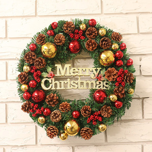 Guirnaldas y Coronas Navideñas de 30cm, 40cm, 50cm y 60cm, Decoración Navideña para Colgar en la Puerta, Corona Navideña Decorativa - Product Image 3