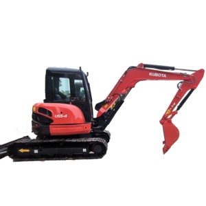 รถขุด Kubota U55 มือสอง สภาพดี พร้อมใบรับรอง CE EPA ขนาด 6 ตัน รถขุดขนาดเล็กแบบตีนตะขาบ พร้อมอุปกรณ์เสริม Thumb Attachment - Product Image 1