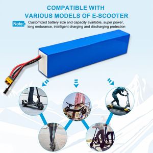 Batterie de vélo électrique Li-ion personnalisée 24V-72V 10Ah-60Ah, pack de batterie pour scooter électrique, certification CE, protection BMS intégrée - Product Image 2