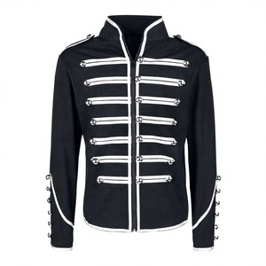 Medieval-Princess Steampunk-<b>Gothic</b> Clothing Black Cotton <b>Jacket</b> Vintages Stand-Collar Retro-Style Breathable Coats <b>Jackets</b> - Product Image 1