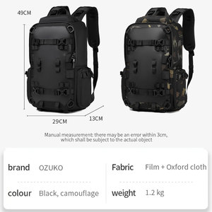 OZUKO 9587 <span class=keywords><strong>zaino</strong></span> per Laptop antifurto da Skateboard di vendita calda nuovo <span class=keywords><strong>zaino</strong></span> da viaggio sportivo da trekking impermeabile per uomo - Product Image 6