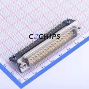 D-DMRC37PM-E001 D-Sub/VGA Connector Connector ( Connector Type: Standard D-Sub )( Gender: Male )( Total Number of PINs: 37P ) - Product Image 1