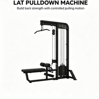 Équipement de musculation et de fitness de haute qualité, export direct usine, pour salle de sport commerciale et usage domestique, Lat Pull Down et Low Row avec garantie