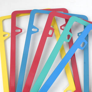 Cadre de plaque d'immatriculation en alliage d'aluminium épaissi de couleur oxydée américaine avec logo personnalisé pour d'autres marques - Product Image 1