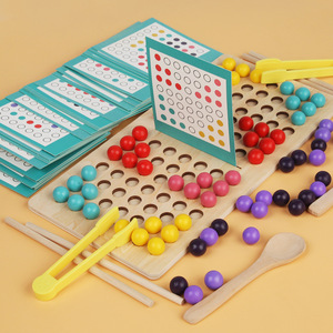 <span class=keywords><strong>Juego</strong></span> de Mesa de Madera Montessori Personalizado para Bebés, <span class=keywords><strong>Juego</strong></span> de Clavijas Educativo para el Jardín de Infancia, Juguetes Cognitivos para Niños Pequeños - Product Image 5