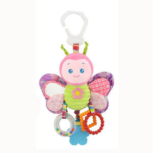 Heureux singe bébé lit suspendu jouet en plastique souple Animal hochet pendentif avec <span class=keywords><strong>dent</strong></span> gomme BB anneau papier peluche jouet - Product Image 6