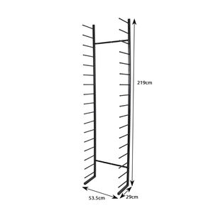 Soporte vertical para estampado artístico, estante grande para almacenamiento de planos, soporte de almacenamiento de dibujos de gran tamaño de Metal, 16 niveles - Product Image 4