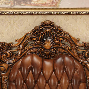 Stile europeo di lusso <span class=keywords><strong>letto</strong></span> <span class=keywords><strong>matrimoniale</strong></span> tutto in <span class=keywords><strong>legno</strong></span> massello intagliato per Villa camera da <span class=keywords><strong>letto</strong></span> <span class=keywords><strong>matrimoniale</strong></span> antico lusso camera da <span class=keywords><strong>letto</strong></span> mobili appartamento Hotel - Product Image 6