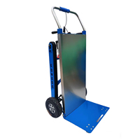 Machine à monter les escaliers électrique robuste 1200W, capacité 400kg, pliable, pour le transport de marchandises sur les escaliers