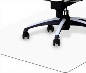 Tapis de chaise moderne en PVC transparent et lavable, épais, pour sols durs, usage domestique, bureau et hôtel - Product Image 1