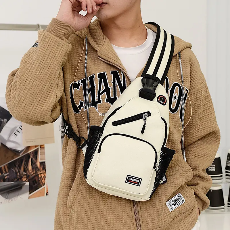 The latest sports shoulder sling bag anti theft men crossbody one and two shoulder chest bag backpack