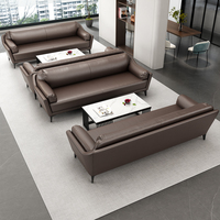 Canapé de bureau moderne en cuir de style italien, inclinable et réglable, grand modèle 3 places, pour la maison, le bureau, le salon et l'hôpital