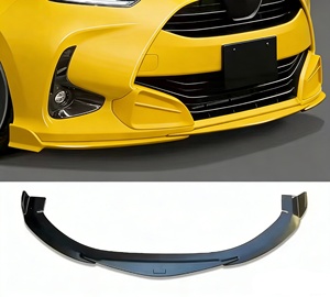 Kit Paraurti Auto per Toyota Yaris 2020-2024 Stile <span class=keywords><strong>TS</strong></span> Set Completo Carrozzeria con Labbro Anteriore Labbro Posteriore Minigonne Laterali in Plastica ABS - Product Image 4