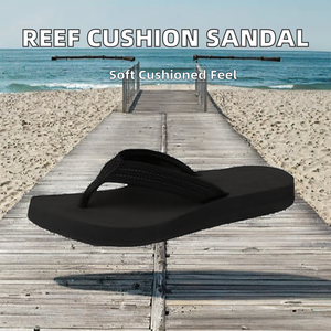 Sandales synthétiques <span class=keywords><strong>Reef</strong></span> Womens Cushion Breeze Noir/Noir Taille 8 - Product Image 2