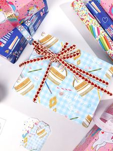 Wholesale Disposable 80g Silicone Coated Virgin <b>Paper</b> 43*300cm Luxury Custom Gift <b>Wrapping</b> <b>Paper</b> Roll - Product Image 3