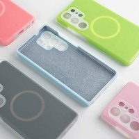 Coque de Téléphone en Silicone Joyporodo S011 Économique Effet Gel pour iPhone 17 16 15 Pro Max et Android Magnétique