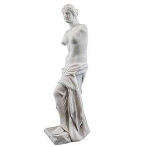 Sculpture en marbre de la déesse Vénus de Milo, corps humain en pierre - Product Image 2