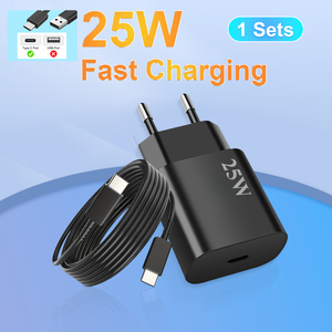 Cargador de Pared USB C de 25 W con Cable Tipo C de 1.5 M, Carga Súper Rápida, Adaptador PPS PD 3.0, <span class=keywords><strong>Enchufe</strong></span> Europeo para Samsung S24 S23 <span class=keywords><strong>iPhone</strong></span> 15 - Product Image 2