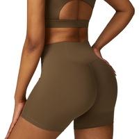 Shorts de yoga écologiques Hearuisavy à taille haute, à séchage rapide et respirants pour femmes, pour le cyclisme, la course à pied, le fitness et les vêtements de sport