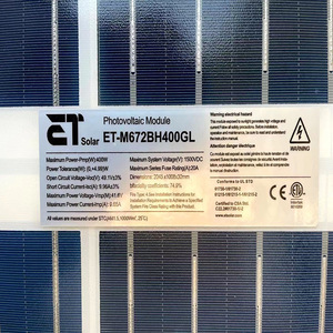 แผงโซลาร์เซลล์แบบโมโนคริสตัลไลน์ Zhongsheng 400W 410W แบบฮาล์ฟเซลล์ กระจกสองชั้น สำหรับติดตั้งบนหลังคาบ้าน - Product Image 5