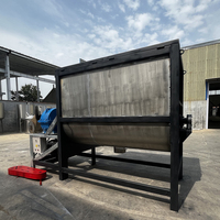 Mélangeur horizontal en acier inoxydable 1 tonne