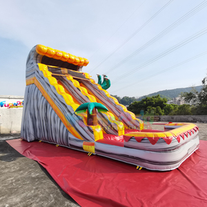 Commercial Outdoor & Indoor <b>Inflatable</b> PVC T-Rex Water Slide Jumping Bounce <b>House</b> for Kids Parties - Product Image 3