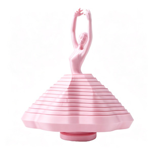 Figura Decorativa Giratoria de Bailarina de Ballet, Impresión 3D Personalizada de Alta Calidad, Adorno Elegante para el Hogar u Oficina - Product Image 6