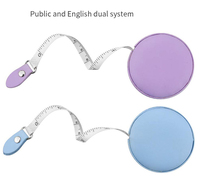1.5 mètres en cuir PU personnalisé doux Double échelle corps couture règle Flexible ruban à mesurer rétractable