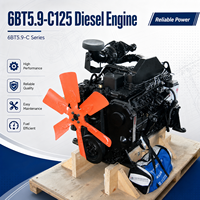 Motor Diésel SCDC Dongfeng Cum DCEC 6BT5.9-C125 de 125 HP, 5.9 L, 6 Cilindros, Turboalimentado, para Maquinaria de Construcción